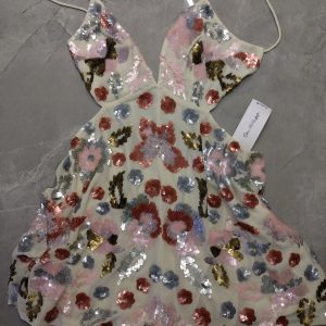 Premium Festival Embellished Strappy Playsuit
