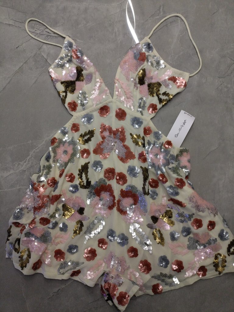 Premium Festival Embellished Strappy Playsuit