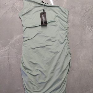 One Shoulder Ruched Bodycon
