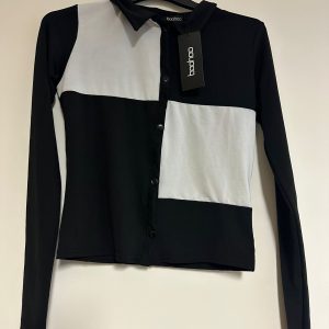 Block Check Collared Slinky Shirt