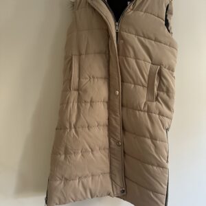 Faux Fur Trim Longline Gilet