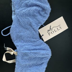 Embellished Strapless Corset Top in Powder Blue
