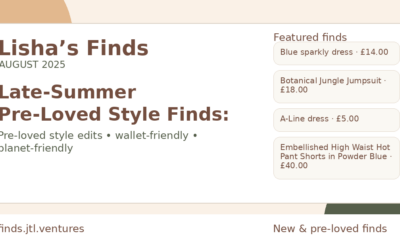 Late-Summer Pre-Loved Style Finds: Dresses, Jumpsuits & Easy Outfit Heroes