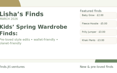 Kids’ Spring Wardrobe Finds: Affordable Pre-Loved Clothing for Growing Little Ones