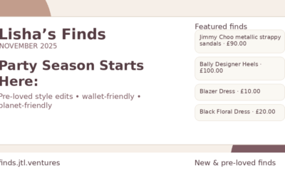 Party Season Starts Here: Designer Heels, Blazer Dresses & Pre-Loved Occasion Wear